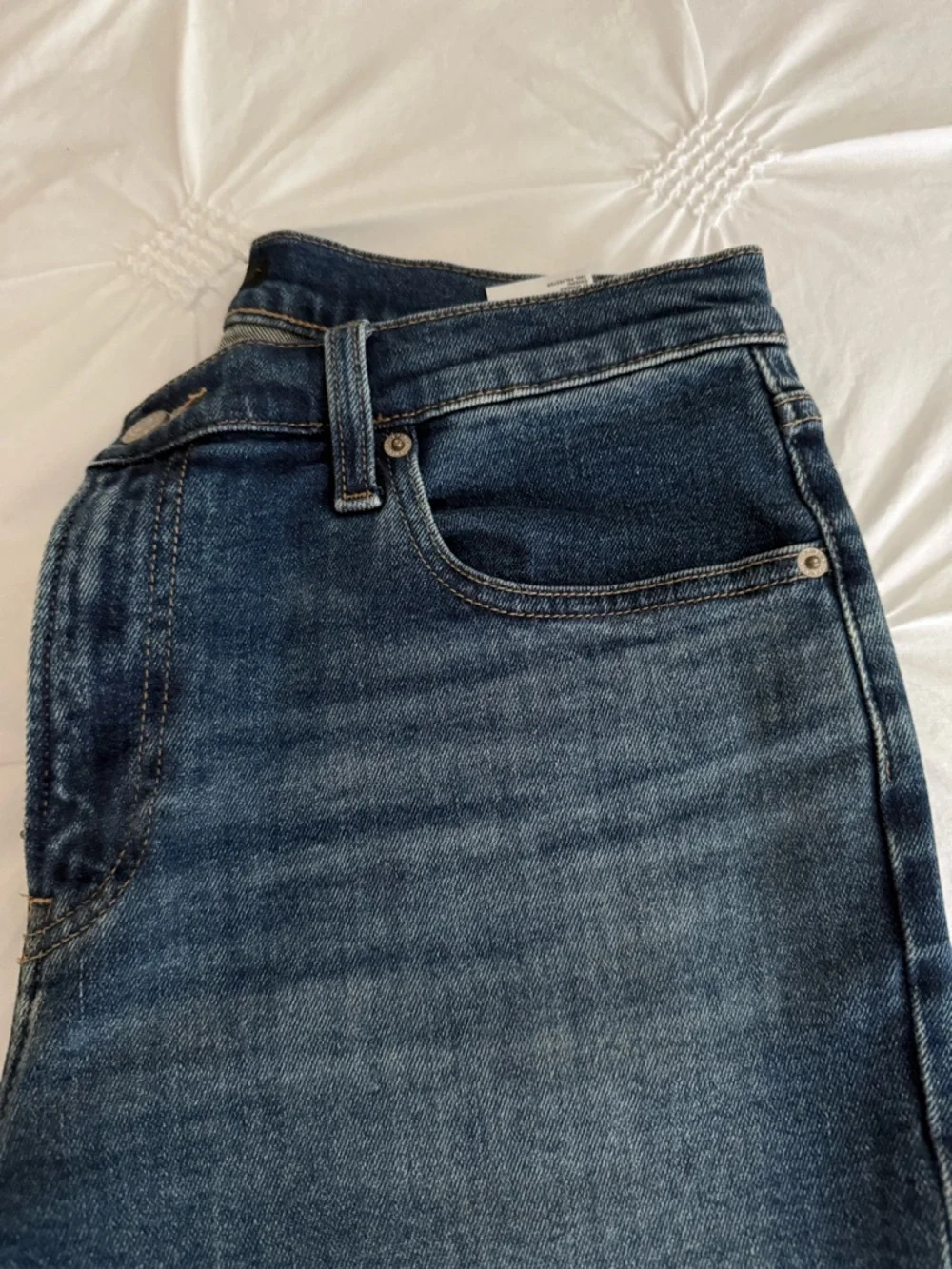 Uniqlo Dark Indigo Jeans - Deep Blue - Picture 5 of 7